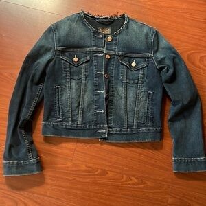 Levi’s up-cycled trucker denim jacket‎ women’s size M